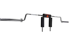 Safety squat bar 220 cm + 2 stop-disques, Sveltus