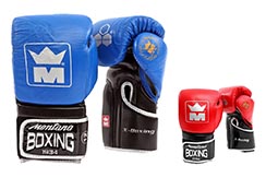 Guantes de Multiboxeo, Cuero - X-Boxing, Montana