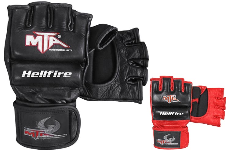 MMA gloves, Leather - Hellfire, Montana