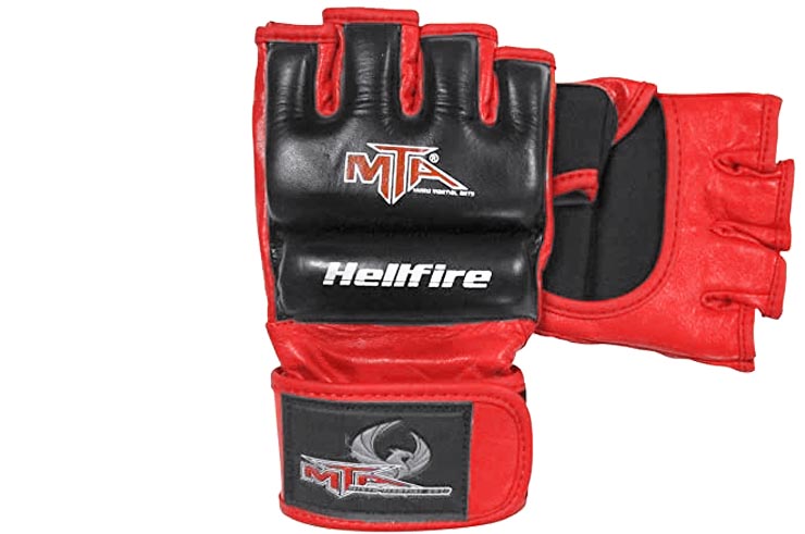 MMA gloves, Leather - Hellfire, Montana