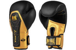 Luvas de Boxe Alpha Training - MBGAN111NG, Caixa em Metal