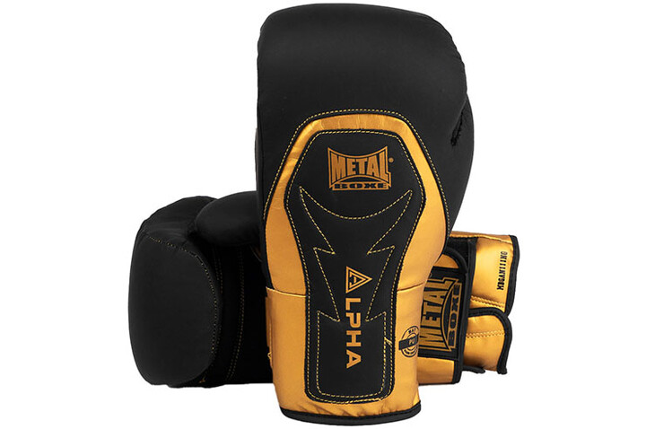 Luvas de Boxe Alpha Training - MBGAN111NG, Caixa em Metal