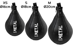 Speed bag leather , Heracles - FR8815, Metal Boxe