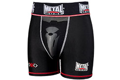 Groin guard & Compression support shorts, Men - OKO, Metal Boxe