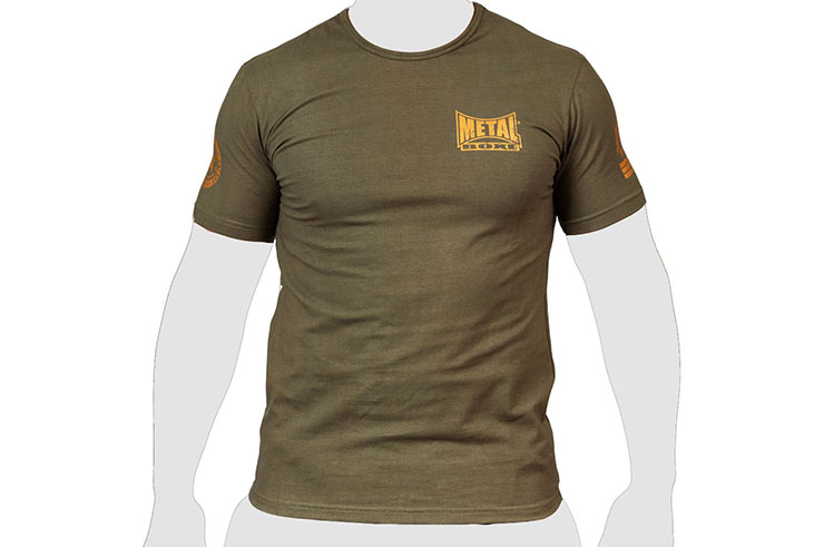 Camiseta deportiva con mangas cortas, Hombre - TC105M, Metal Boxe