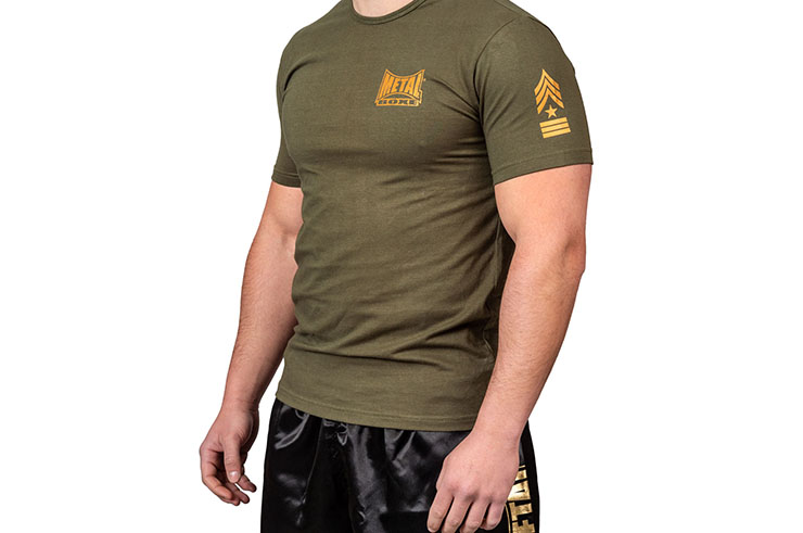 T-shirt de sport, Homme - TC105M, Metal Boxe