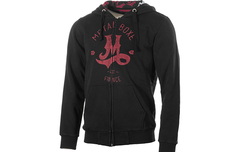 Zipped & hooded sweatshirt - TR84N, Metal Boxe