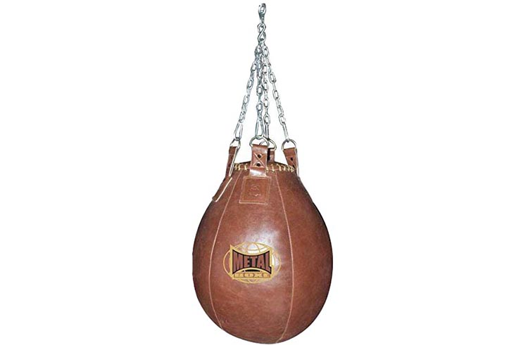 Large uppercuts and hooks bag, Exceptional leather, JUPITER - MB325, Metal Boxe