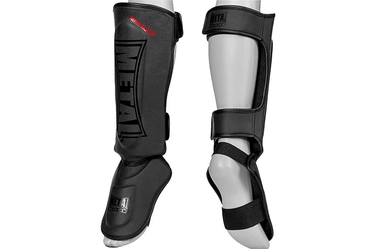 Step & Shinguards (4-12 yo), Mini Black - MBPRO520N, Metal Box