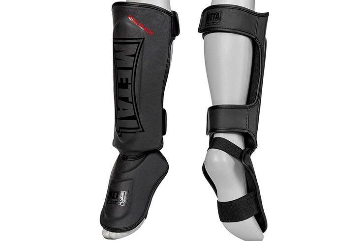 Step & Shinguards (4-12 yo), Mini Black - MBPRO520N, Metal Box