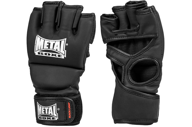 MMA Gloves, no thumbs, training & competition - MBGAN534N, Metal Boxe