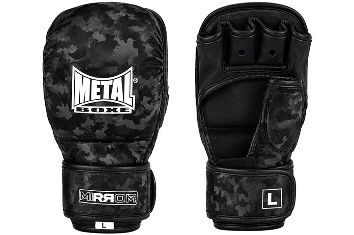 Luvas MMA, com polegares - MBGAN577N, Metal Boxe