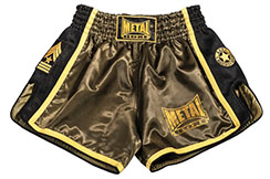 Pantalones cortos Kick & Thaï, Military - TC70M, Metal Boxe