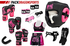 Pack, negro y fucsia, Metal Boxe