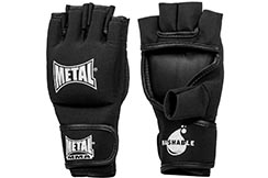 Guantes de MMA, con pulgares, lavables - MB140W, Metal Boxe
