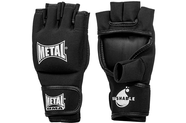 Gants de MMA, avec pouces, lavables - MB140W, Metal Boxe
