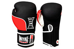 Guantes de boxeo Competición, Club-Line - MBGAN241N, Metal Boxe