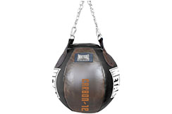 Pera Uppercut (grande), Cuero - Carbon 12, Metal Boxe