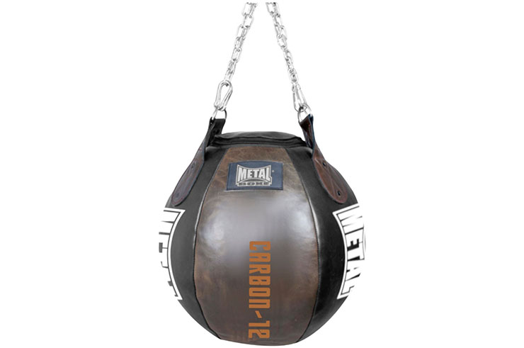 Pera Uppercut (grande), Cuero - Carbon 12, Metal Boxe