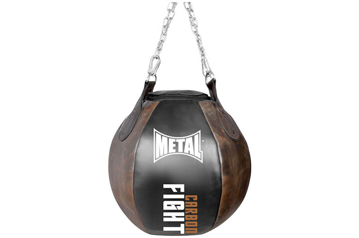 Pera Uppercut (grande), Cuero - Carbon 12, Metal Boxe