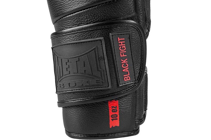 Boxing gloves, Black Fight - MBGAN430N, Metal Boxe