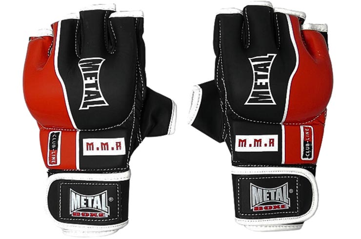 MMA gloves, training, Club Line - MB140N, Metal Boxe