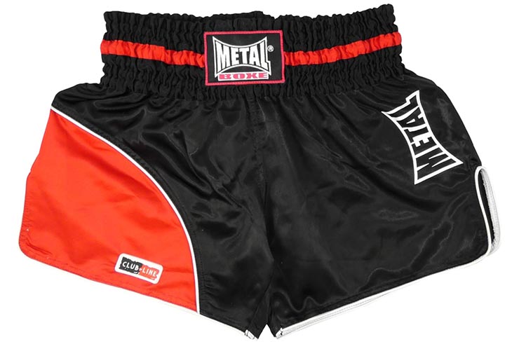 Short kick boxing, Club Line - MBTEX201, Métal Boxe