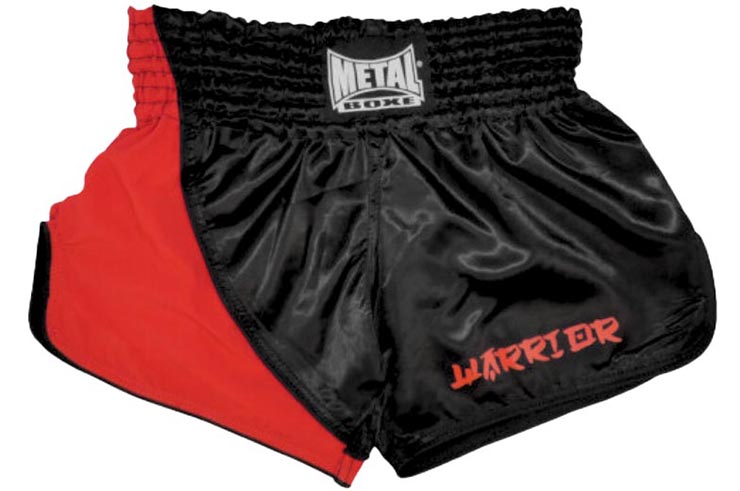 Pantalones cortos Kick & Thaï, Warrior - MBTEX112, Metal Boxe