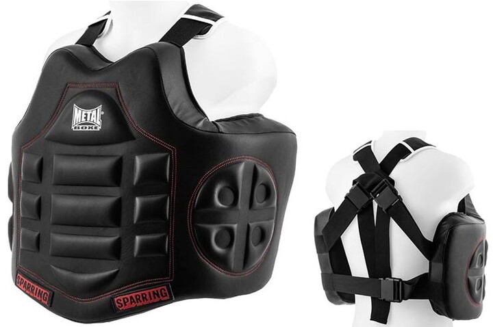 Protetor de peito de corpo inteiro, sparring - MBPRO300N, caixa metálica