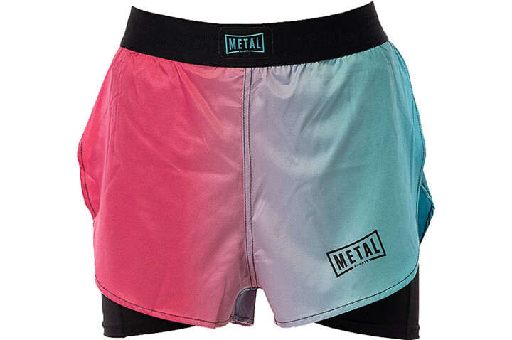Combat Shorts 2 in 1, Compression - MSS302, Metal Boxe