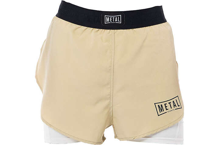 Combat Shorts 2 in 1, Compression - MSS302, Metal Boxe