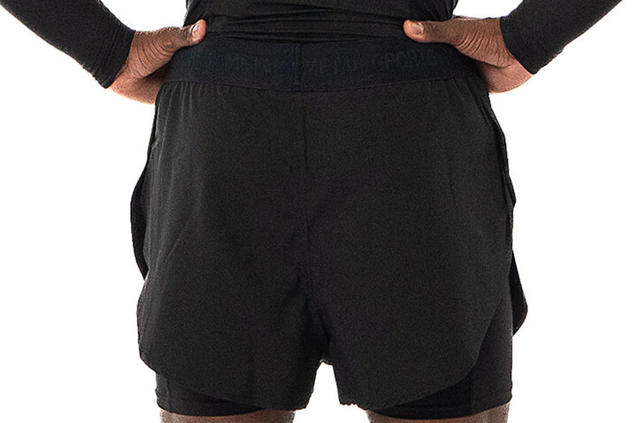 Combat Shorts 2 in 1, Compression - MSS302, Metal Boxe