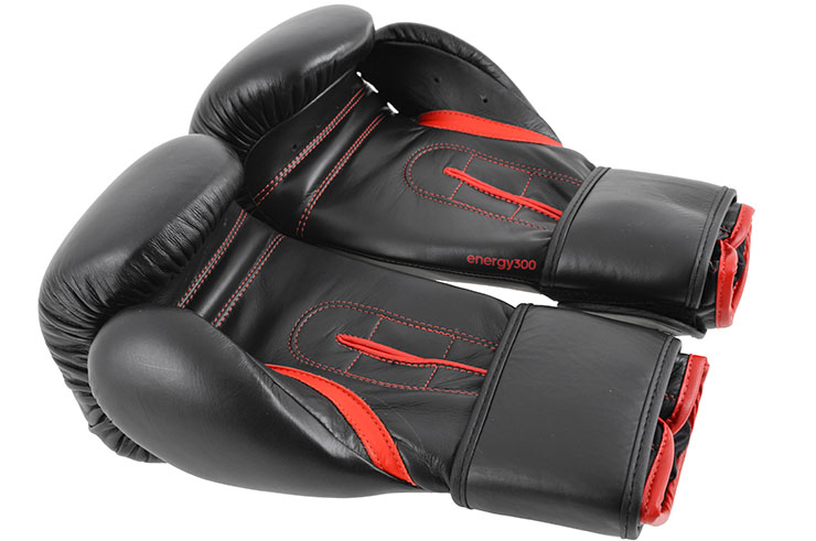 Leather boxing gloves, Pro, Energy300 - ADIEBG300, Adidas