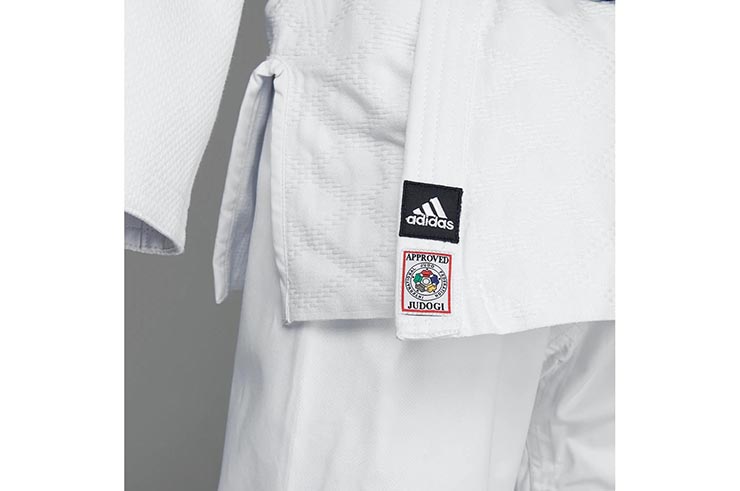 Kimono de Judo, Champion II - Blanc J-IJF Slimfit, Adidas