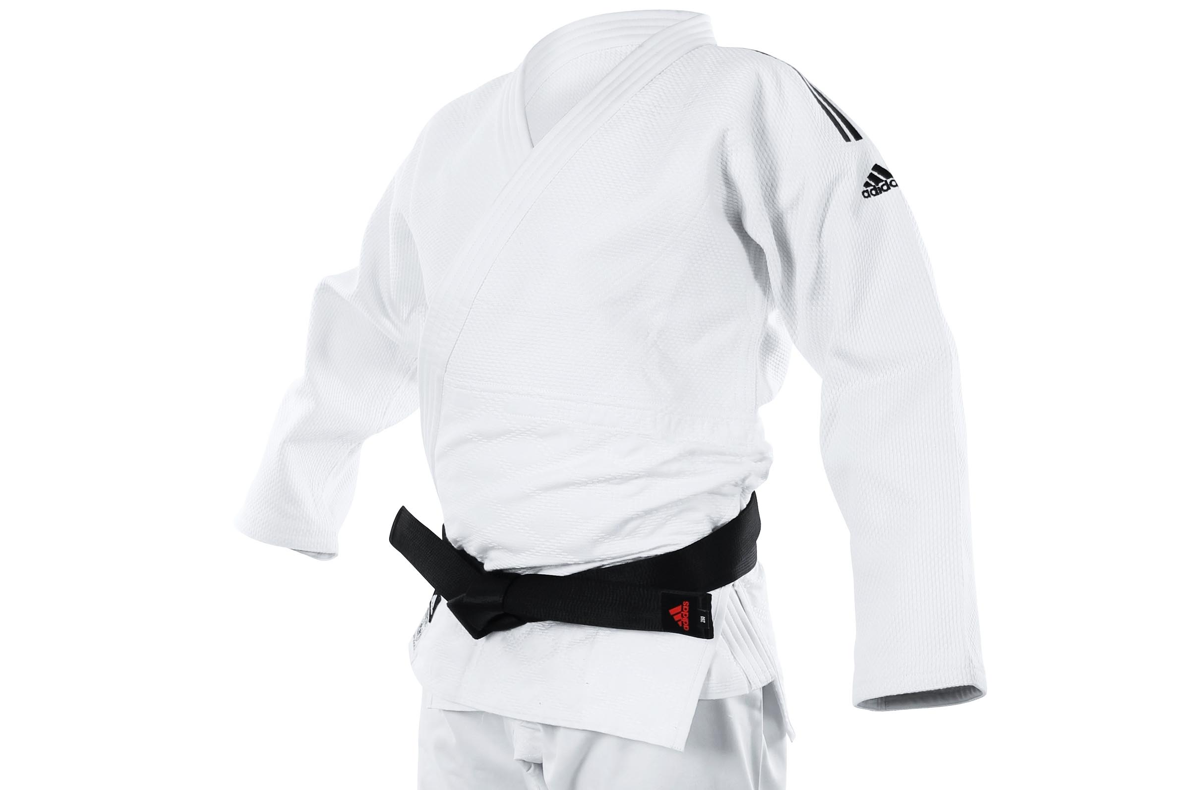 ideología Desviar Vagabundo Kimono de judo, Champion II - Blanco J-IJF Slimfit, Adidas - DragonSports.eu