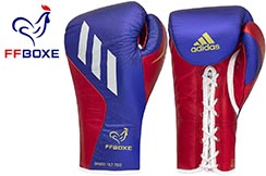 Boxing gloves with laces, FFBoxe, Speed Tilt 750 - SPD750FG, Adidas