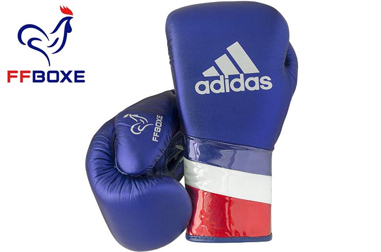Leather boxing gloves, Speed 500 - ADISBG500SMU, Adidas