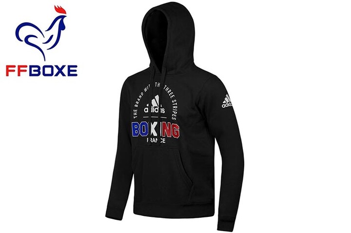 Sweatshirt à capuz, colecção equipa de França - Boxe, Adidas