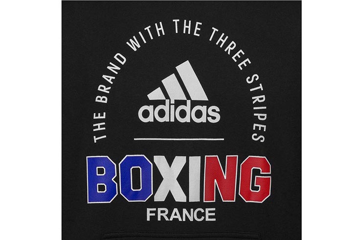 Hooded sweatshirt, French team collection - Boxing, Adidas