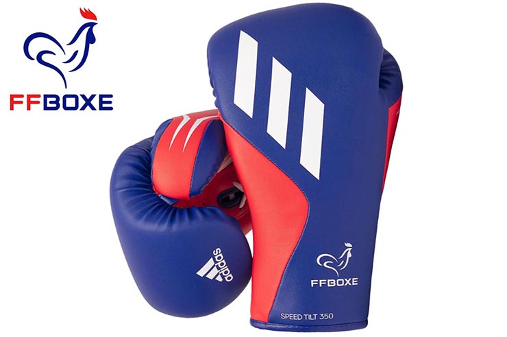 Guantes de boxeo cordones, Speed Tilt 350 - SPD350TGSMU, Adidas