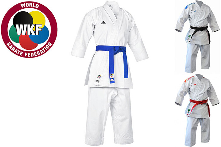 Kimono de karate WKF, Corte Kata japonês - Shori K999, Adidas