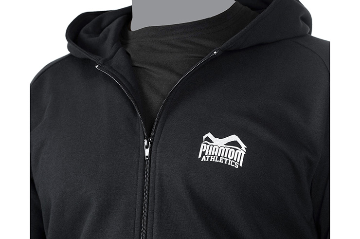 Hooded sweatshirt with Zipper, Phantom Athletics