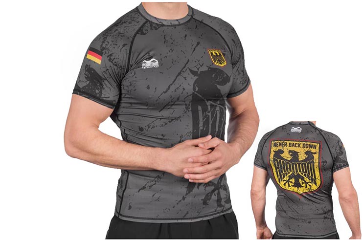 T-shirt de compression, Manches courtes - Germany, Phantom Athletics