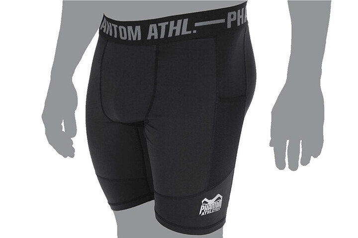 Shorts de Compresión, Opción Guardia de ingle Hombre - Tactic, Phantom Athletics
