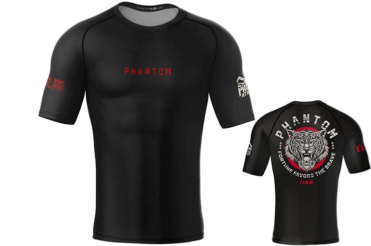 T-shirt de compression, manches courtes - Tiger, Phantom Athletics