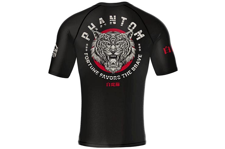 Compression T-Shirt, Short Sleeve - Tiger, Phantom Athletics