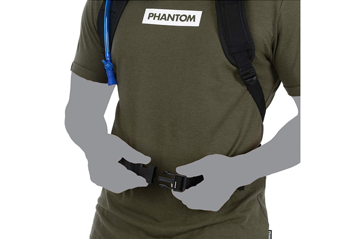 Sac à dos sportif (4L), poche à eau (1,5L) - Phantom Athletics