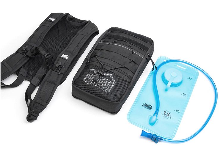 Mochila deportiva (4L), bolsa de agua (1,5L) - Phantom Athletics