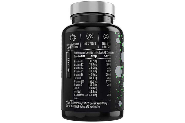 Complemento alimenticio - Vitamina B, Phantom Athletics