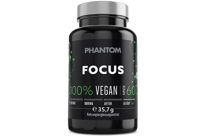 Informações adicionais Alimentação Vegan - Foco , Phantom Athletics